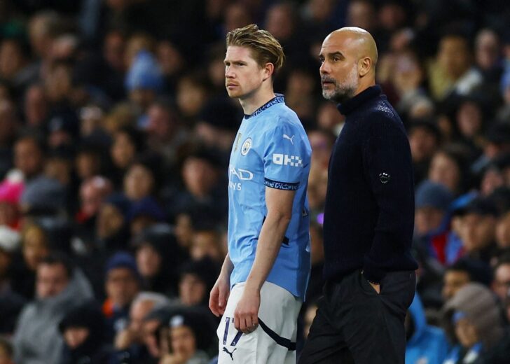 Pep says it's difficult to find a replacement for De Bruyne, but he must handle the tight schedule well